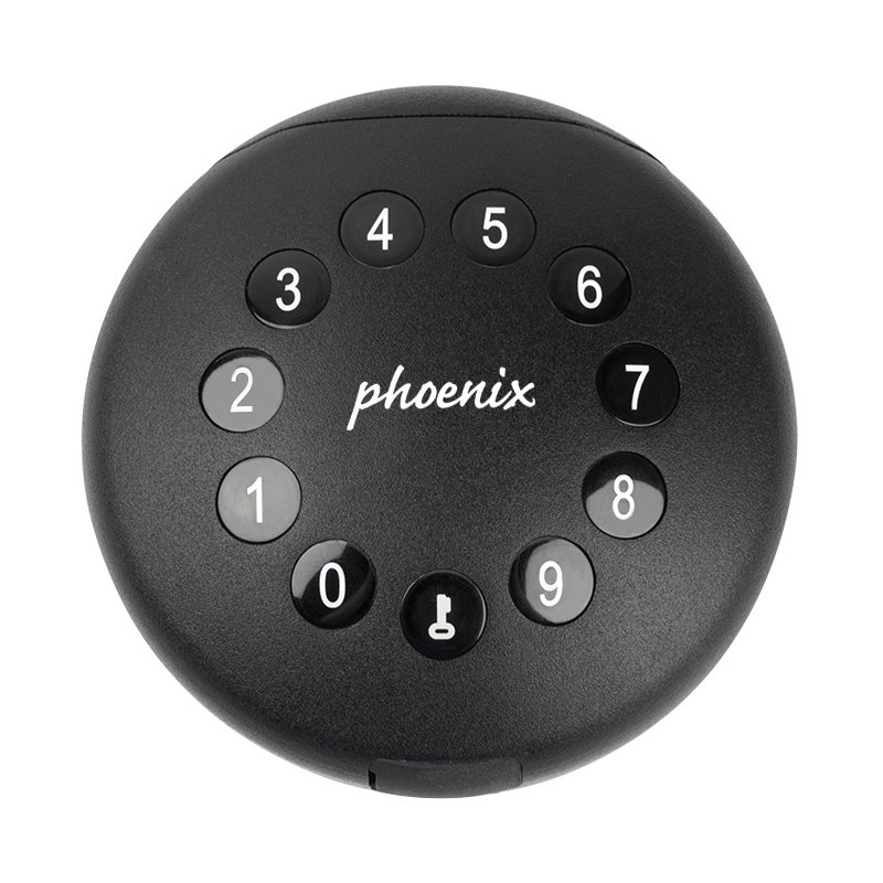 Phoenix sleutelkast PALM KS0211E, zwart, bluetooth, 100 mm